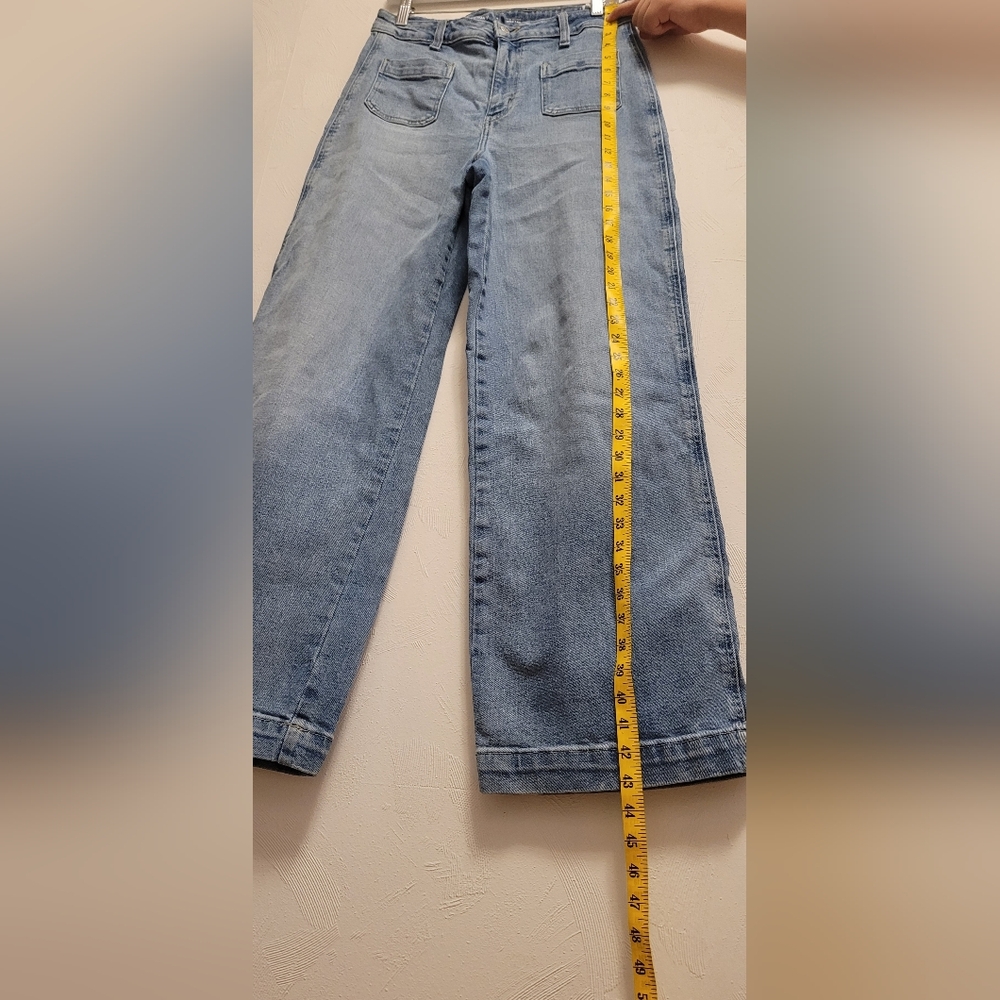 Old Navy Medium Blue Wide Leg Jeans - Picture 12 of 12